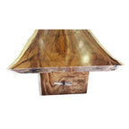 71" Suar Wood Live Edge Unique Slab Dining Table (Table Only)