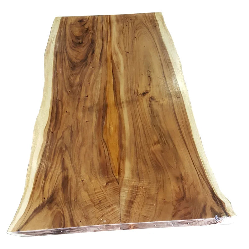 71" Suar Wood Live Edge Unique Slab Dining Table (Table Only)