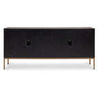 Modern Oak Veneer Buffet with Soft-Close Doors, 3 Drawers & Adjustable Shelves