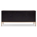 Modern Oak Veneer Buffet with Soft-Close Doors, 3 Drawers & Adjustable Shelves