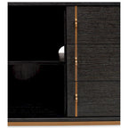 Modern Oak Veneer Buffet with Soft-Close Doors, 3 Drawers & Adjustable Shelves