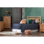 Country Cottage 2-Drawer Nightstand with Metal Drawer Slides