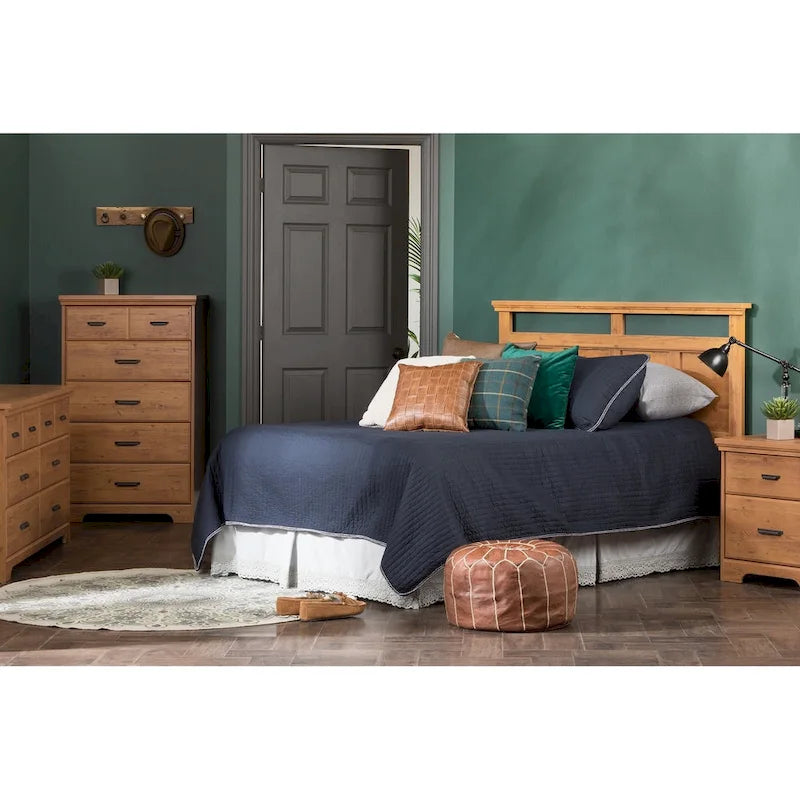 Country Cottage 2-Drawer Nightstand with Metal Drawer Slides
