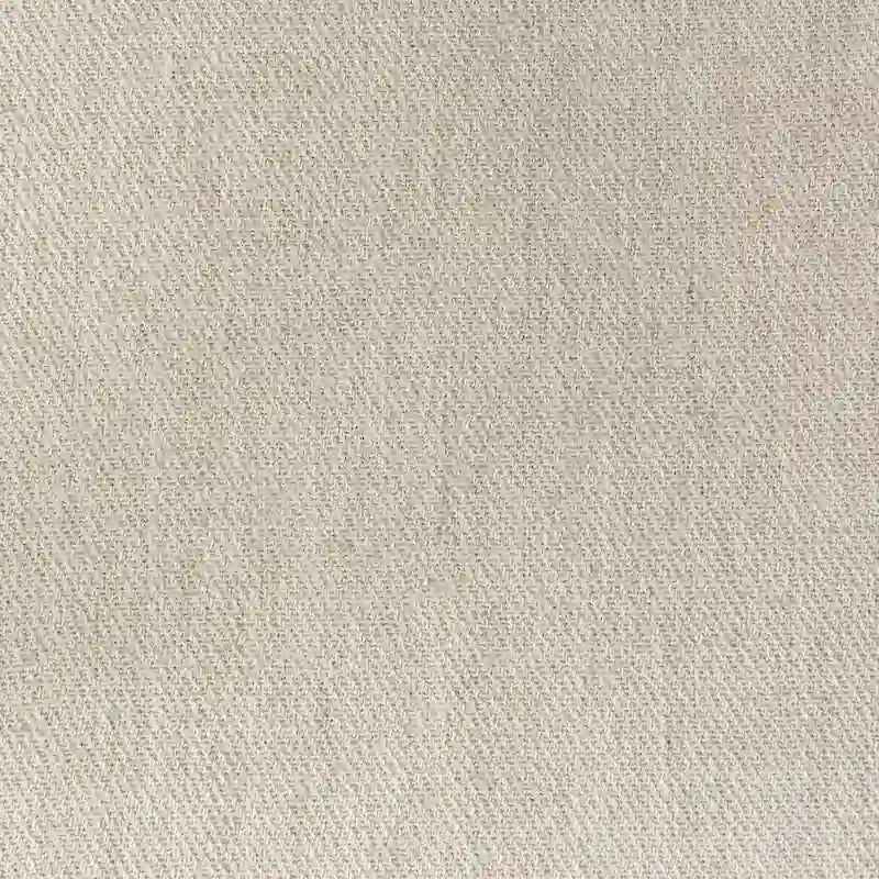 Cream Fabric & Cane Back Dining Chair with Solid Wood Frame