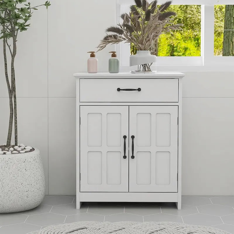 Mobiletto bagno a terra, Armadietto contenitore