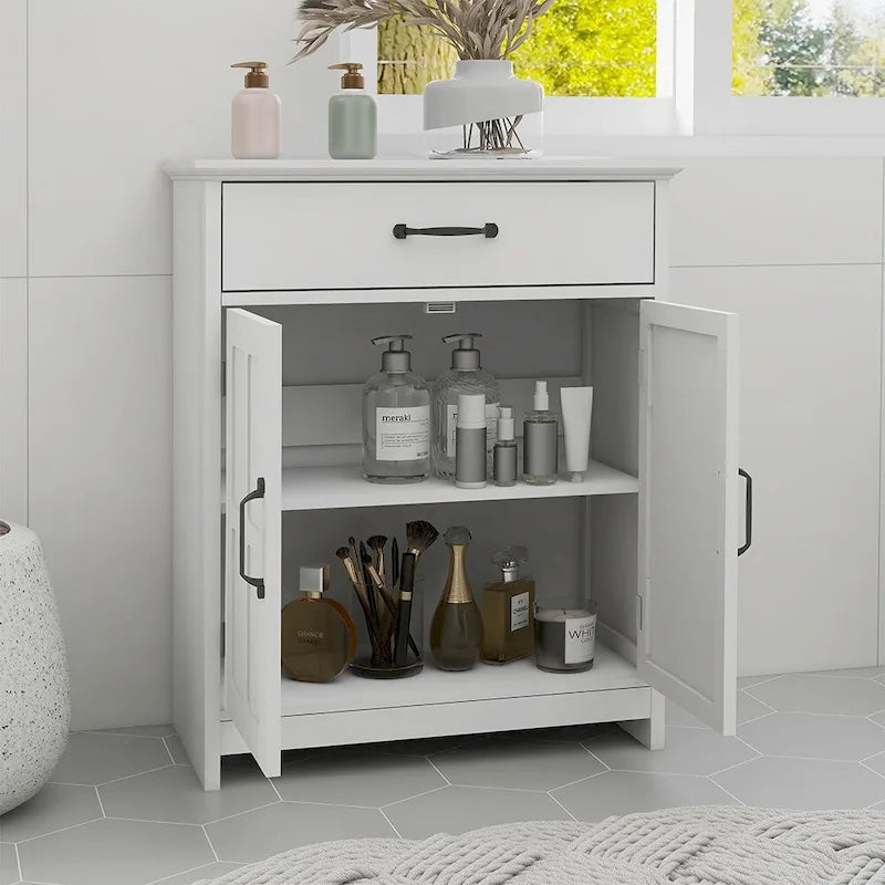 Mobiletto bagno a terra, Armadietto contenitore