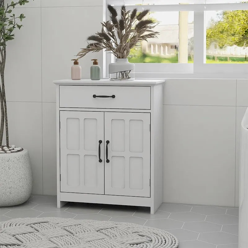 Mobiletto bagno a terra, Armadietto contenitore