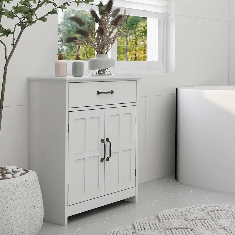 Mobiletto bagno a terra, Armadietto contenitore