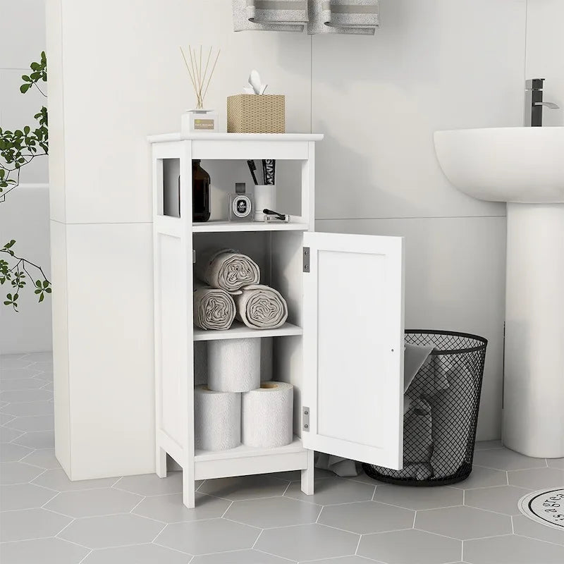 Mobiletto bagno a terra, Armadietto contenitore
