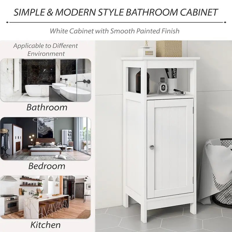 Mobiletto bagno a terra, Armadietto contenitore