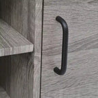 Modern Gray TV Stand with Storage, 47.2 x 15.7 x 17.7 Inch