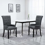 Dining Chairs with Armrests, Multicolor Fabric, Set of 1/2/4/6