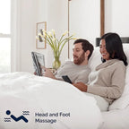 Premium Adjustable Massaging Bed Frame Base with Wireless Remote