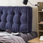 Ultra Thick Tufted Upholstered Headboard for College Dorm or Bedroom