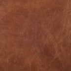 Mid-Century Modern Genuine Leather Accent Lounge Chair with Metal Frame