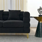 81.5" Oversized 5-Seater L-Shaped Sectional Corner Sofa with 3 Cushions