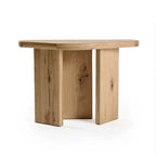 Modern Natural Oak Wood Coffee Table Set, Small & Large Free Form
