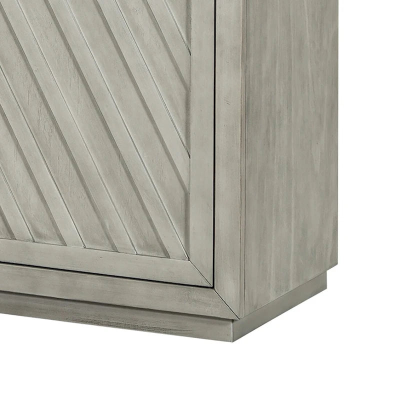 Classic Vintage Wooden Sideboard with Adjustable Internal Shelves