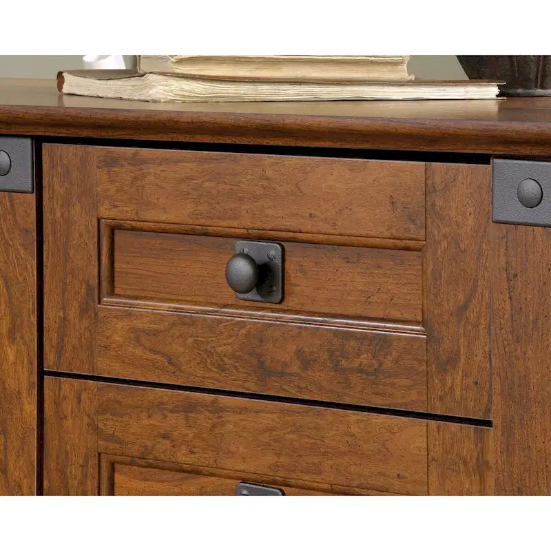 Corner Computer Desk with 3 Drawers, Storage Cabinet & Keyboard Shelf