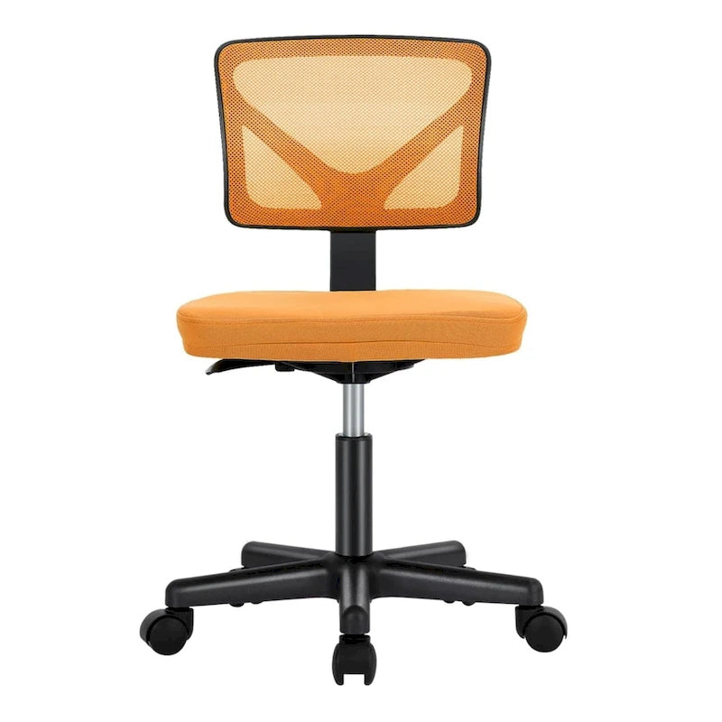 Comoda Sedia da Ufficio Rivestita in Pelle PU, Sedia da Scrivania per Casa con Braccioli e Girevole Regolabile