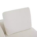 Christopher Knight Home Evelyn Divano modulare imbottito a 4 posti con cuscini, Beige/Marrone