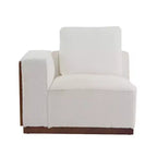 Christopher Knight Home Evelyn Divano modulare imbottito a 4 posti con cuscini, Beige/Marrone