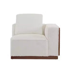 Christopher Knight Home Evelyn Divano modulare imbottito a 4 posti con cuscini, Beige/Marrone