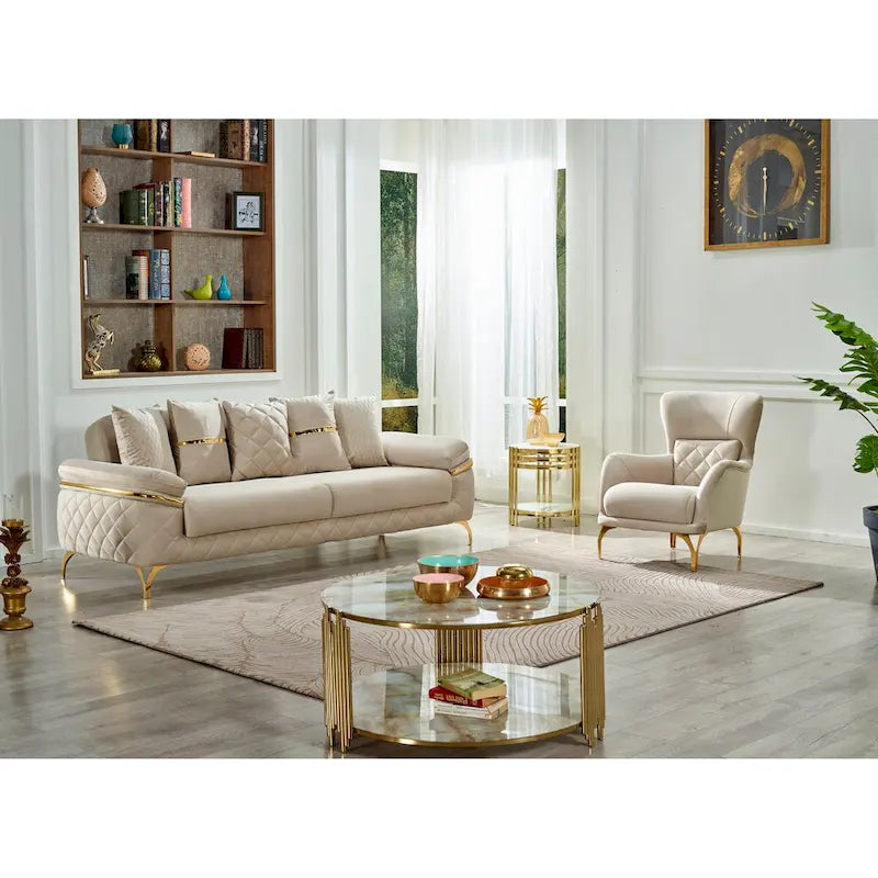3-Seat Convertible Sleeper Sofa with Pocket Coil Cushions