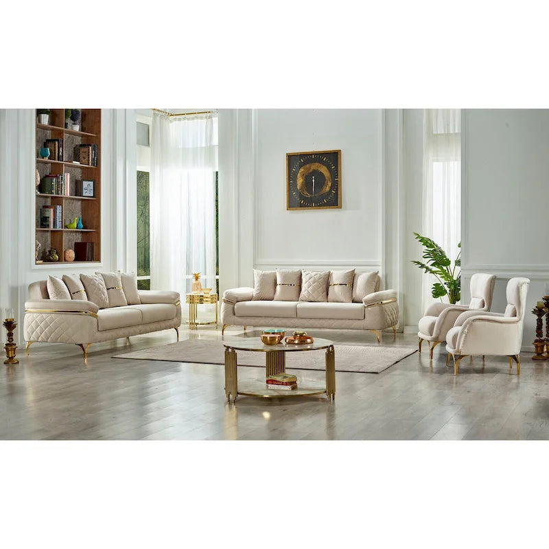 3-Seat Convertible Sleeper Sofa with Pocket Coil Cushions
