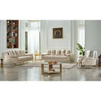 3-Seat Convertible Sleeper Sofa with Pocket Coil Cushions