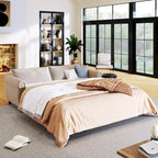 2-in-1 Sofa Bed Sleeper with Large Memory Mattress