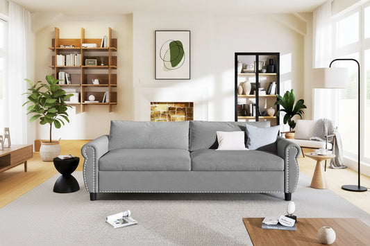2-in-1 Sofa Bed Sleeper with Large Memory Mattress