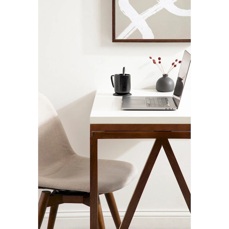 Wood Wall-Mounted Folding Table | Space-Saving Dining & Desk, 24x33x31