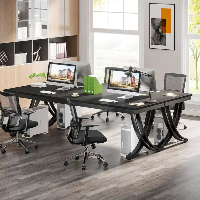 78" Large Computer Desk for Home Office | Minimalist Rectangular Writing Table