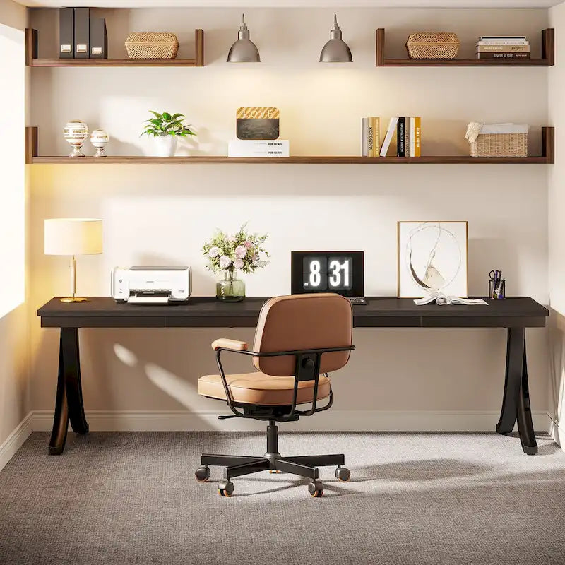 78" Large Computer Desk for Home Office | Minimalist Rectangular Writing Table