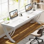78" Large Computer Desk for Home Office | Minimalist Rectangular Writing Table