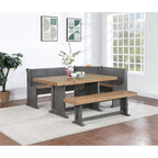 Country Style Breakfast Nook Dining Set for Kitchen or Dining Room