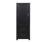 Tall Freestanding Bathroom Storage Cabinet with Two Drawers