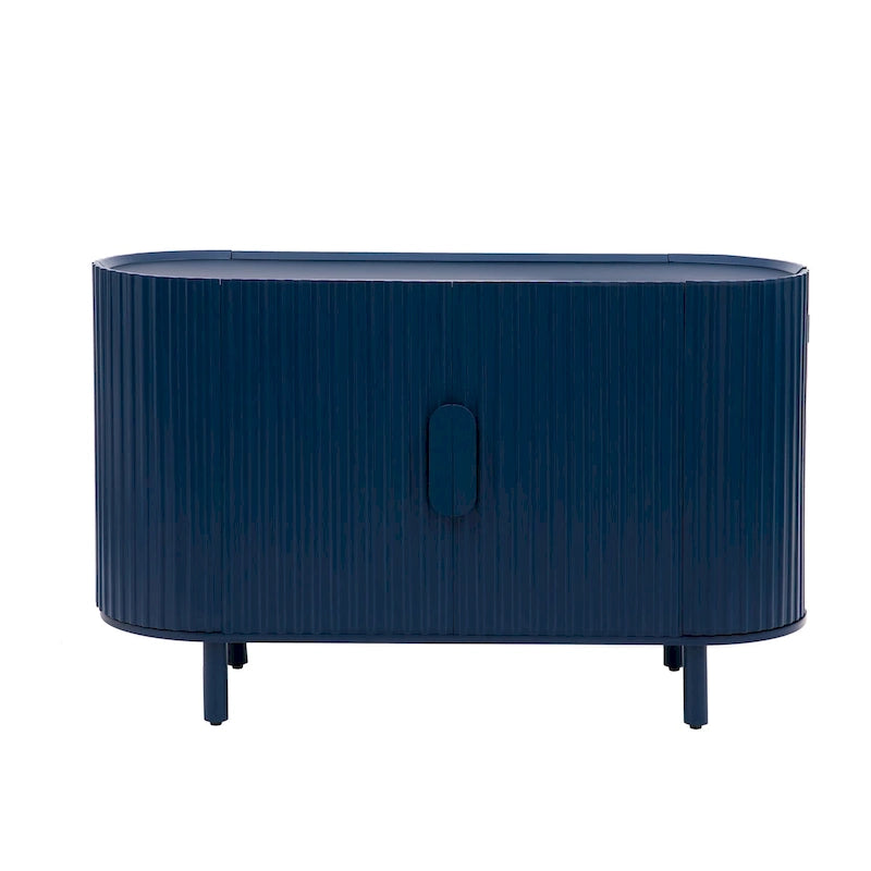 Madia di Lusso con Design Curvo e Ripiani Regolabili