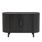 Curved Design Light Luxury Sideboard with Adjustable Shelves